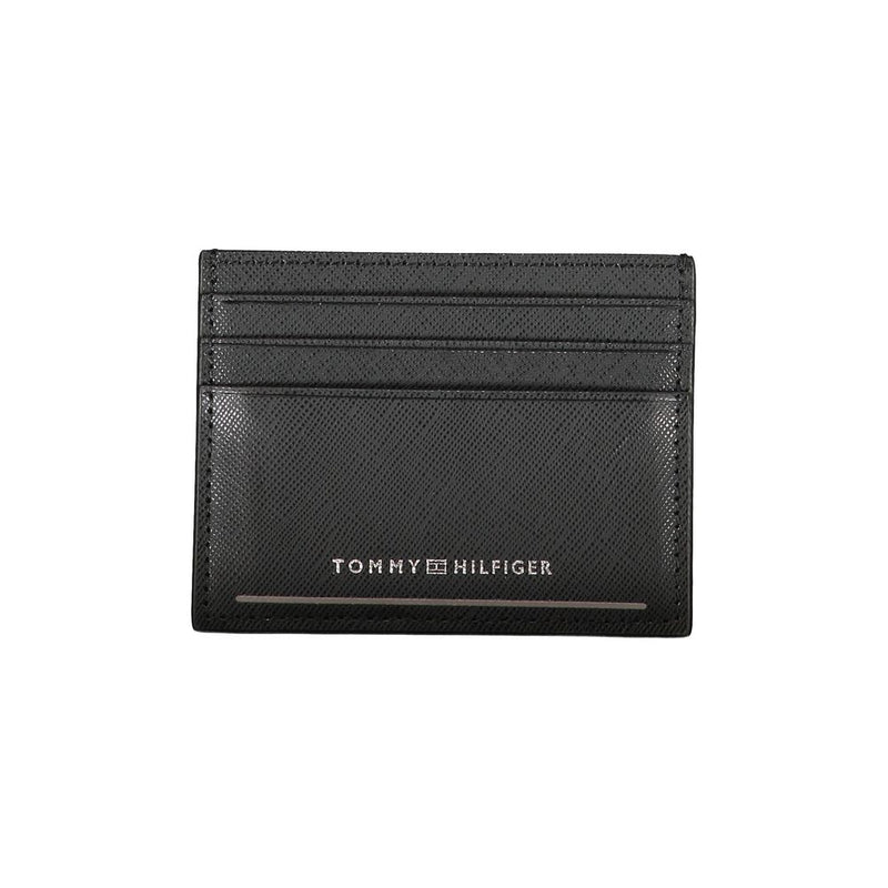 Tommy Hilfiger zwarte leren portemonnee