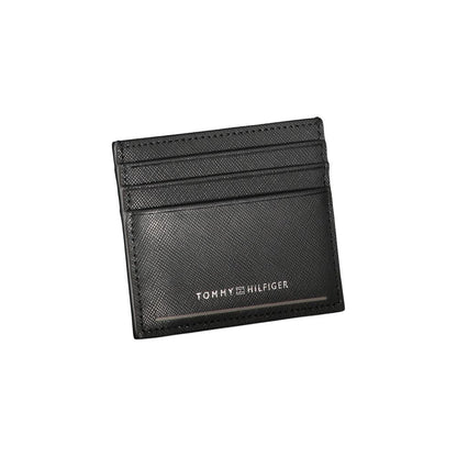 Tommy Hilfiger zwarte leren portemonnee