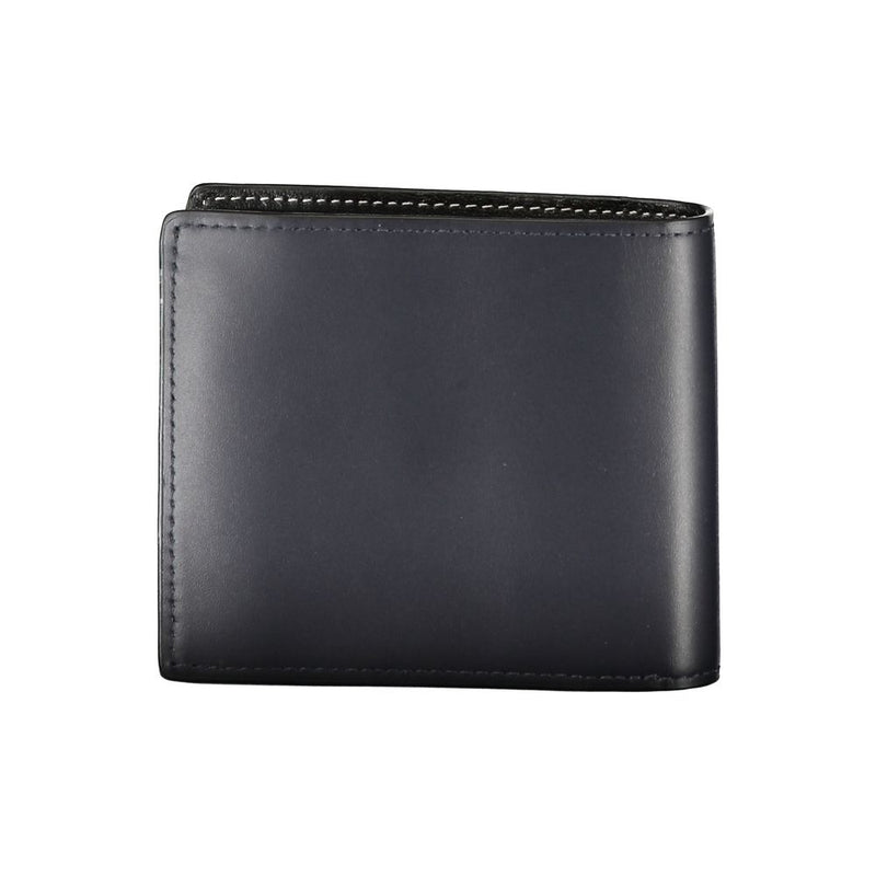 Portefeuille en cuir bleu Tommy Hilfiger