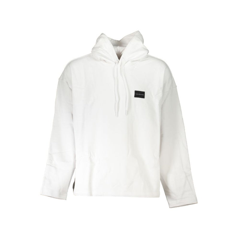 Pull en coton blanc Calvin Klein pour homme