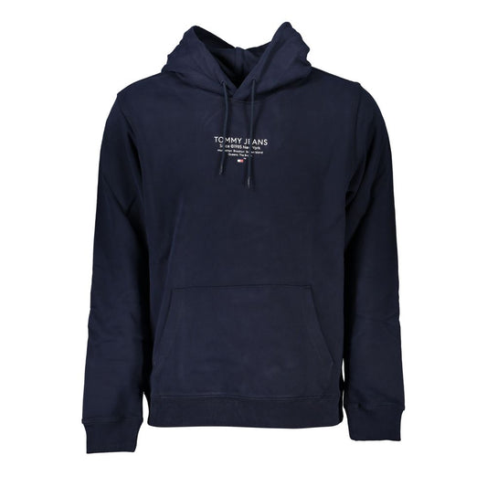 Sweat à capuche bleu en coton pour homme de Tommy Hilfiger