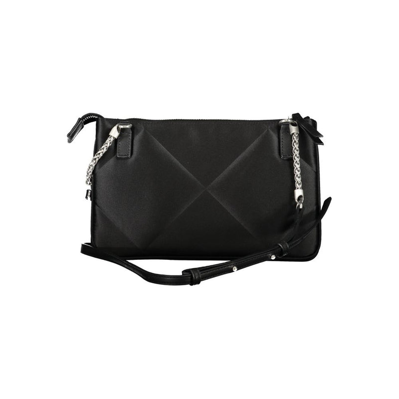 Calvin Klein Black Polyester Handbag - Élégance et Fonctionnalité