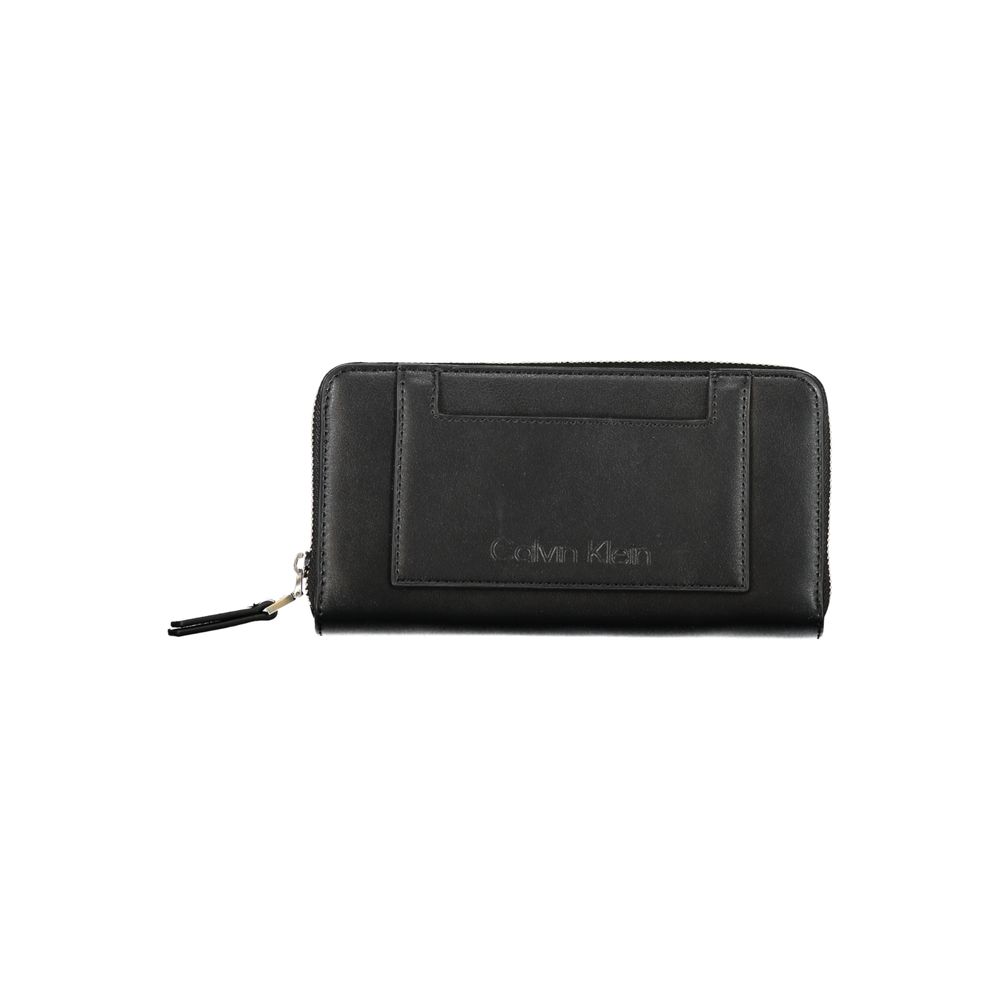 Calvin Klein Black Polyester Wallet - Élégant et Pratique