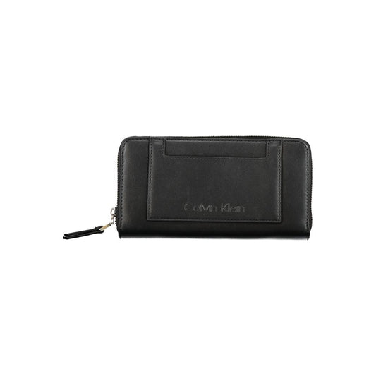 Calvin Klein Black Polyester Wallet - Élégant et Pratique