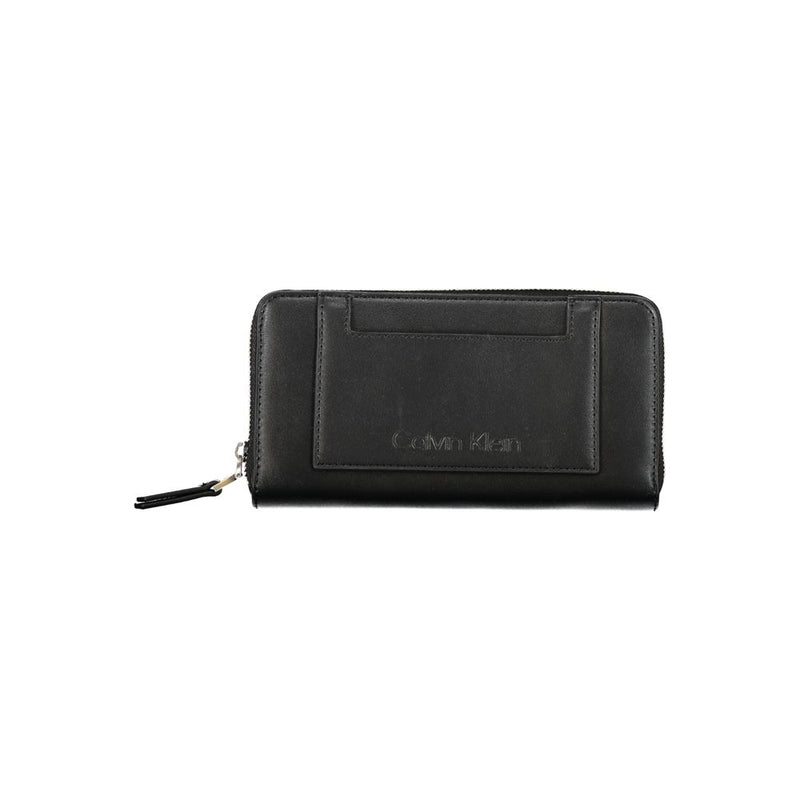 Calvin Klein Black Polyester Wallet - Élégant et Pratique