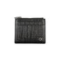 Portefeuille en cuir noir Calvin Klein