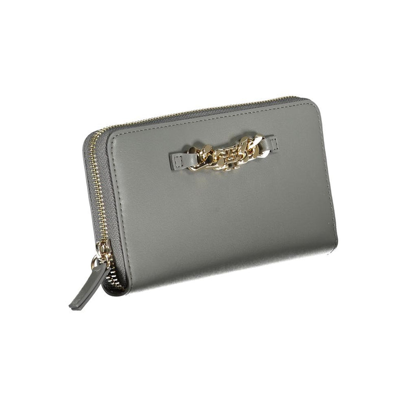 Tommy Hilfiger Gray Polyethylene Wallet - Élégant et Pratique