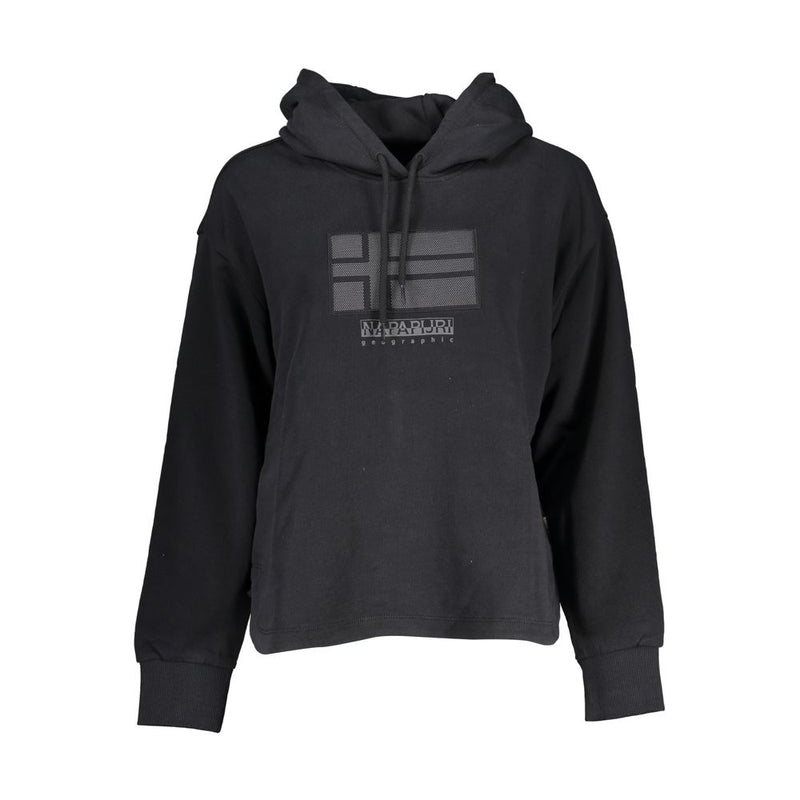 Sweatshirt Napapijri Femme Noir en Coton - Élégant et Confortable