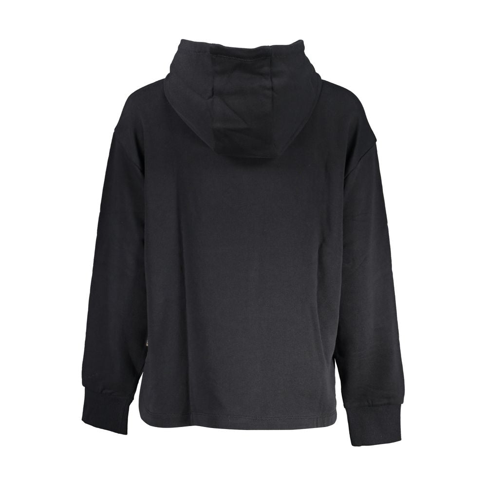 Sweatshirt Napapijri Femme Noir en Coton - Élégant et Confortable