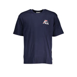 T-shirt en coton bleu Fila