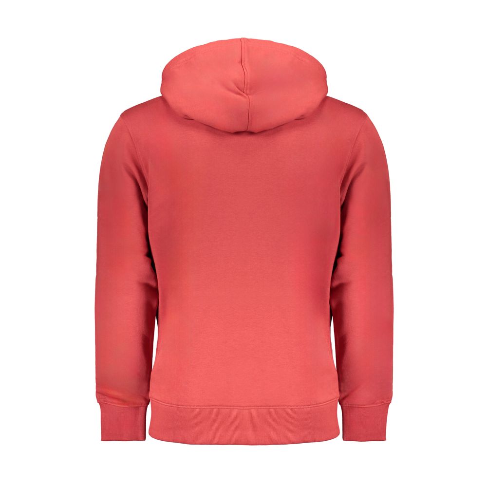 Sweat-shirt en coton rouge Calvin Klein