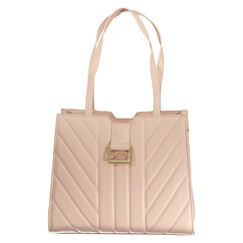 Mario Valentino Pink Polyethylene Handbag - Élégance et Polyvalence