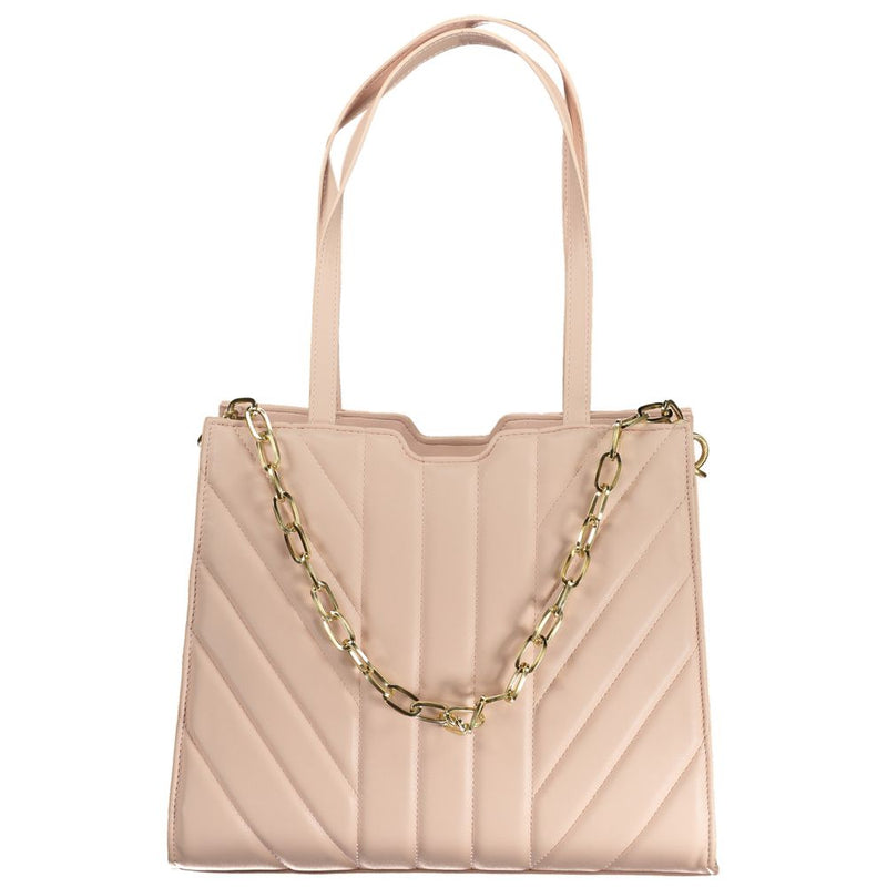 Mario Valentino Pink Polyethylene Handbag - Élégance et Polyvalence