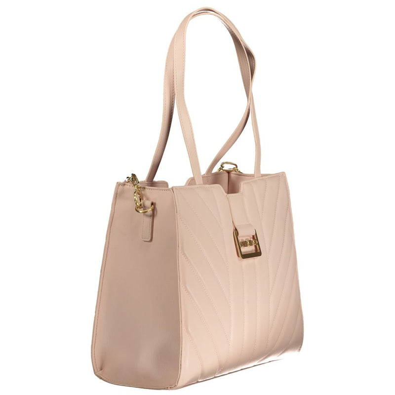 Mario Valentino Pink Polyethylene Handbag - Élégance et Polyvalence