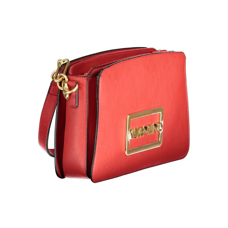 Mario Valentino Red Polyethylene Handbag - Stylish and Functional