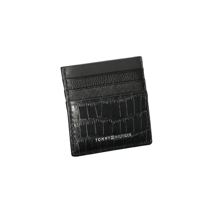 Tommy Hilfiger zwarte leren portemonnee