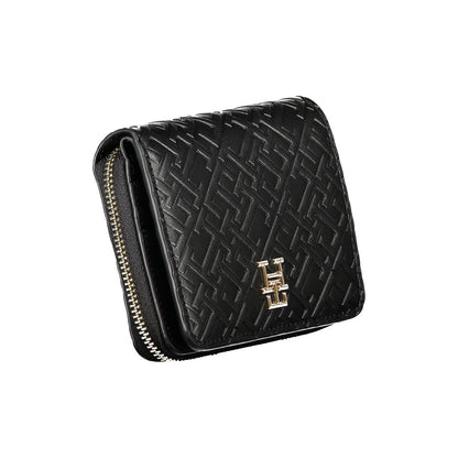 Tommy Hilfiger Zwarte Polyethyleen Portemonnee