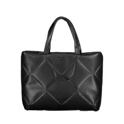 Sac à main en coton noir Calvin Klein