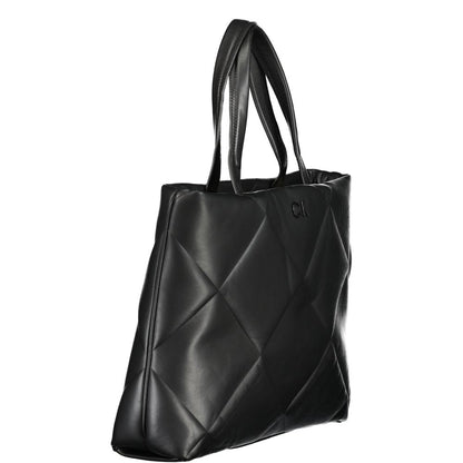 Sac à main en coton noir Calvin Klein