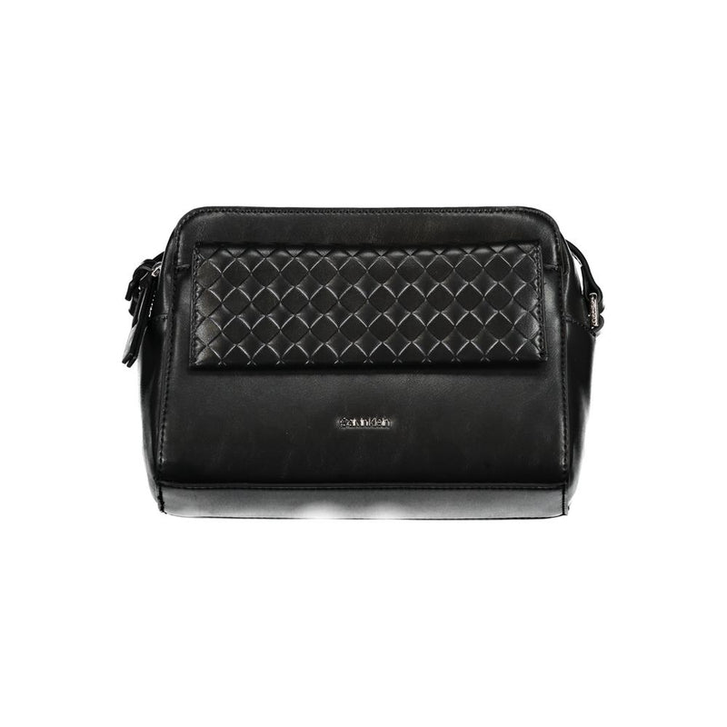 Calvin Klein Black Polyester Handbag - Chic & Versatile
