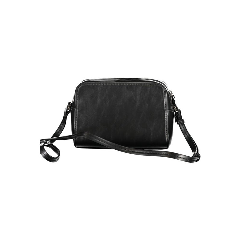 Calvin Klein Black Polyester Handbag - Chic & Versatile