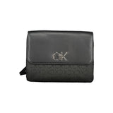 Calvin Klein Black Polyester Handbag - Stylish and Versatile