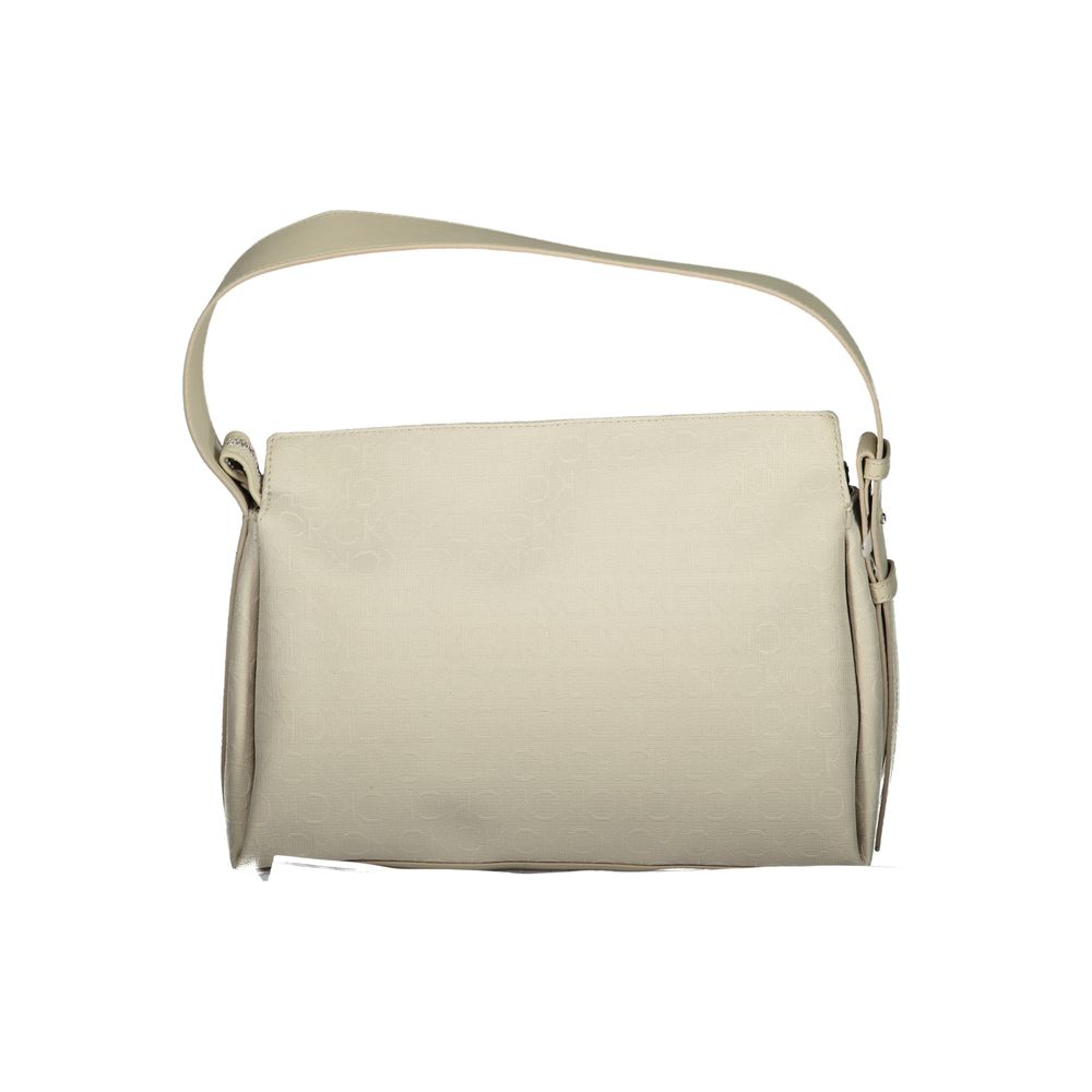 Calvin Klein Sac à main en polyester beige - Élégant et fonctionnel
