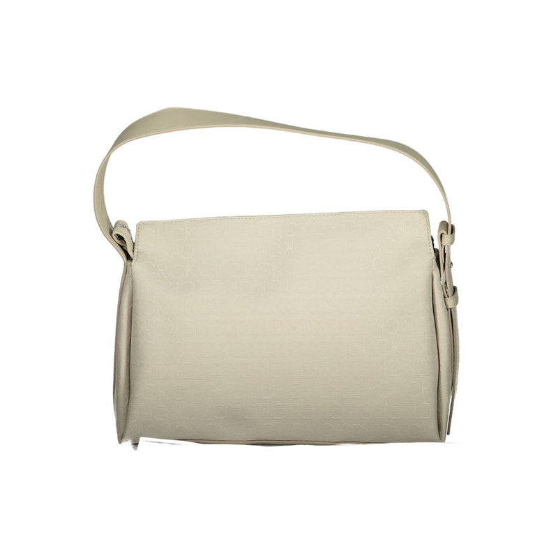 Calvin Klein Sac à main en polyester beige - Élégant et fonctionnel