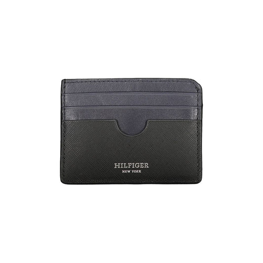 Tommy Hilfiger zwarte leren portemonnee