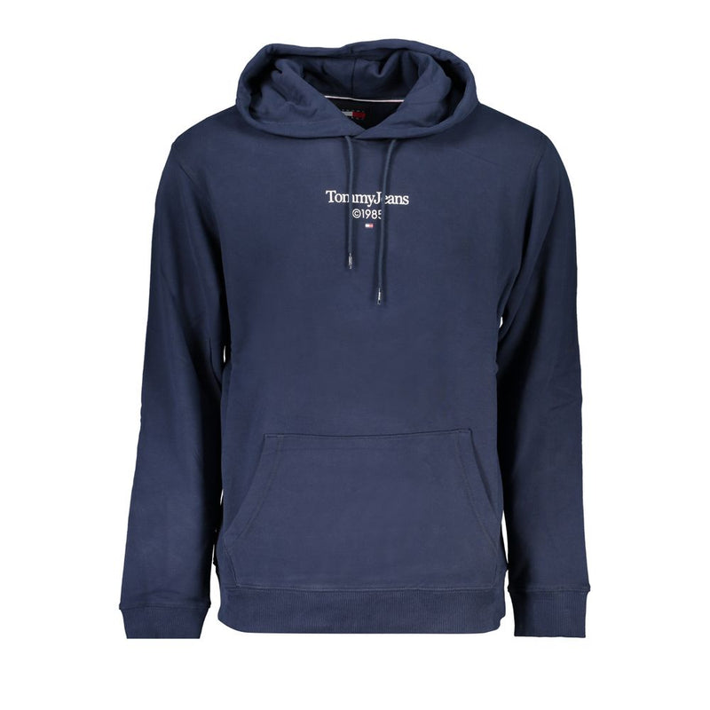 Tommy Hilfiger blauwe katoenen heren trui