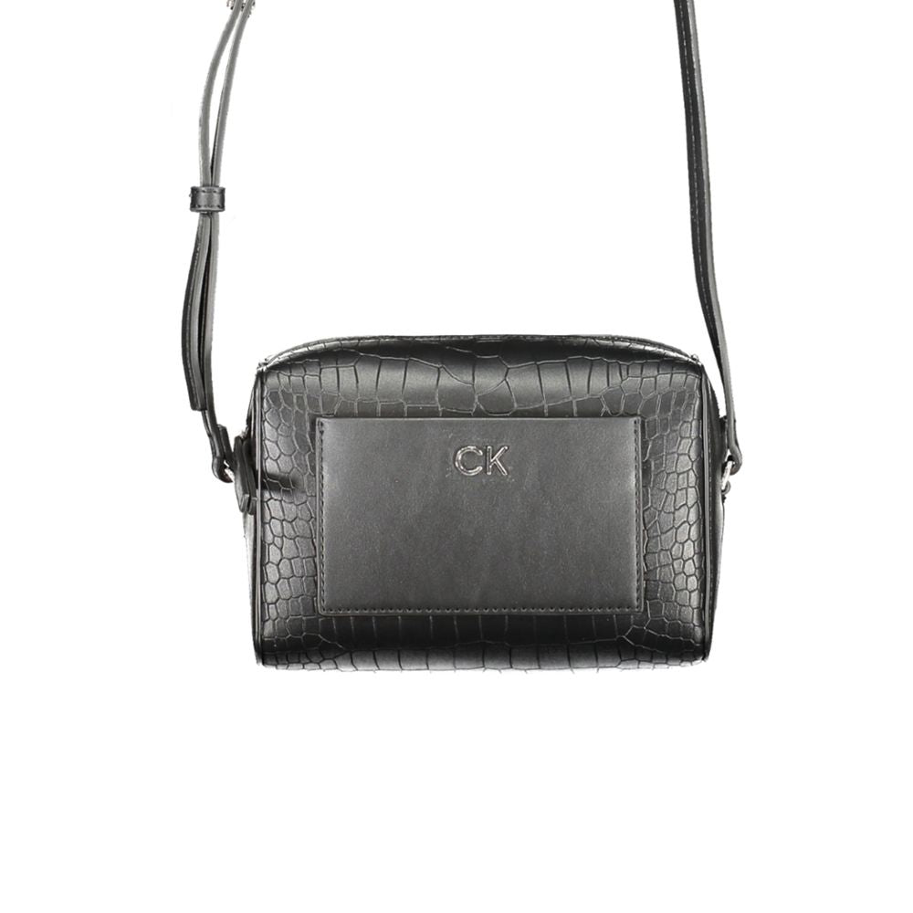 Calvin Klein Black Polyester Handbag - Stylish & Practical
