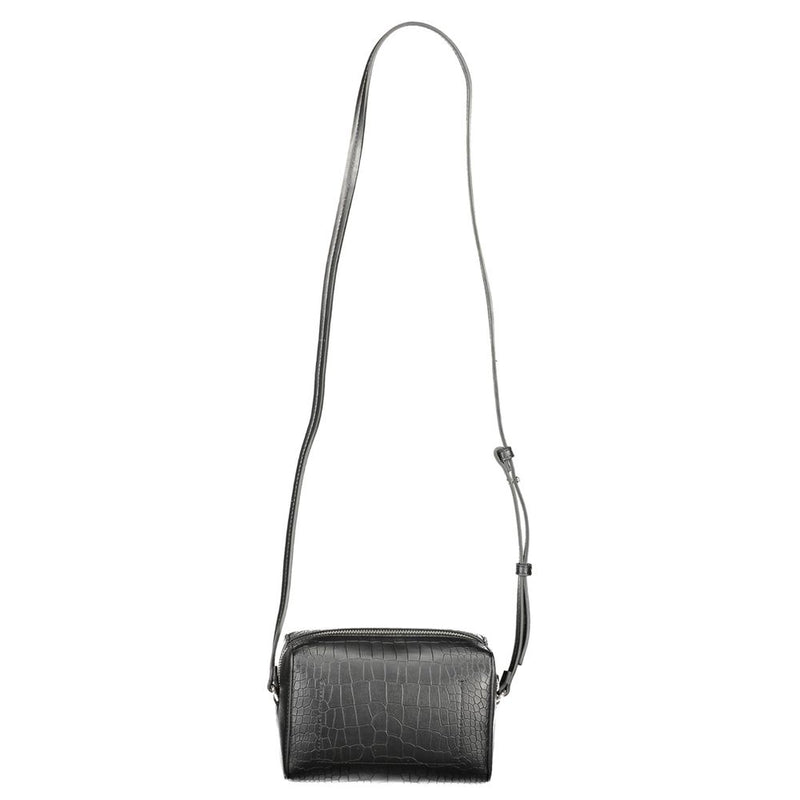 Calvin Klein Black Polyester Handbag - Élégance et Fonctionnalité