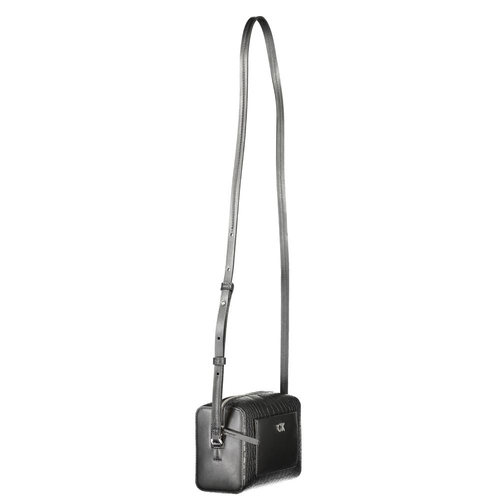 Calvin Klein Black Polyester Handbag - Stylish & Practical