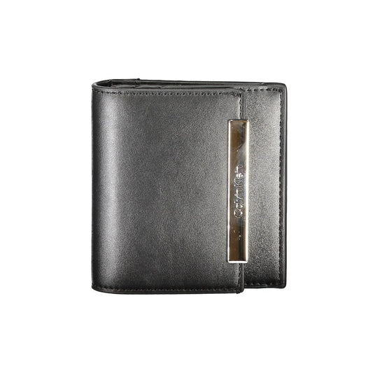 Calvin Klein Black Polyester Wallet - RFID Blocking & Secure Closure