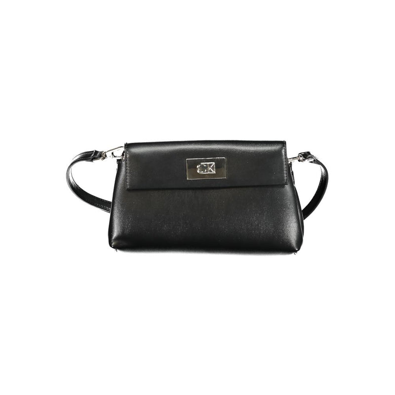 Calvin Klein Black Polyester Handbag - Éco-Responsable et Élégant