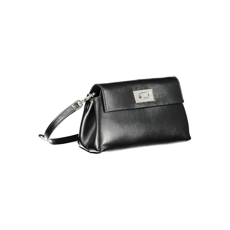 Calvin Klein Black Polyester Handbag - Éco-Responsable et Élégant