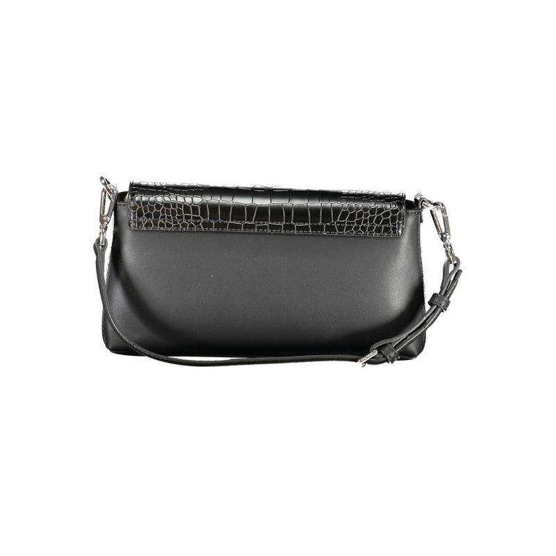 Calvin Klein Black Polyester Handbag - Stylish and Versatile