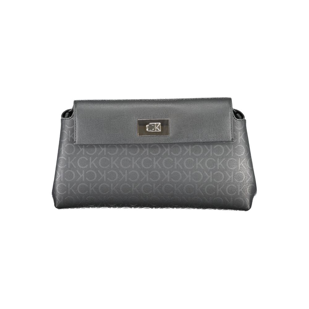 Calvin Klein Black Polyester Handbag - Stylish and Versatile