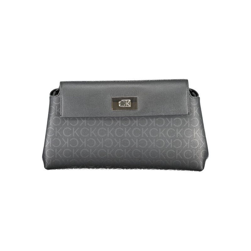 Calvin Klein Black Polyester Handbag - Élégante et Polyvalente
