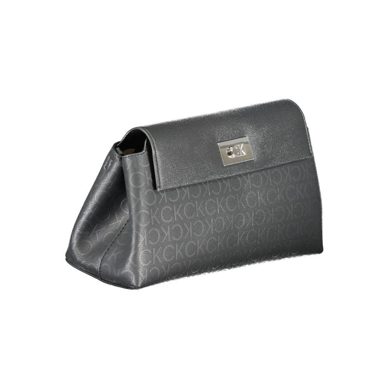 Calvin Klein Black Polyester Handbag - Élégante et Polyvalente