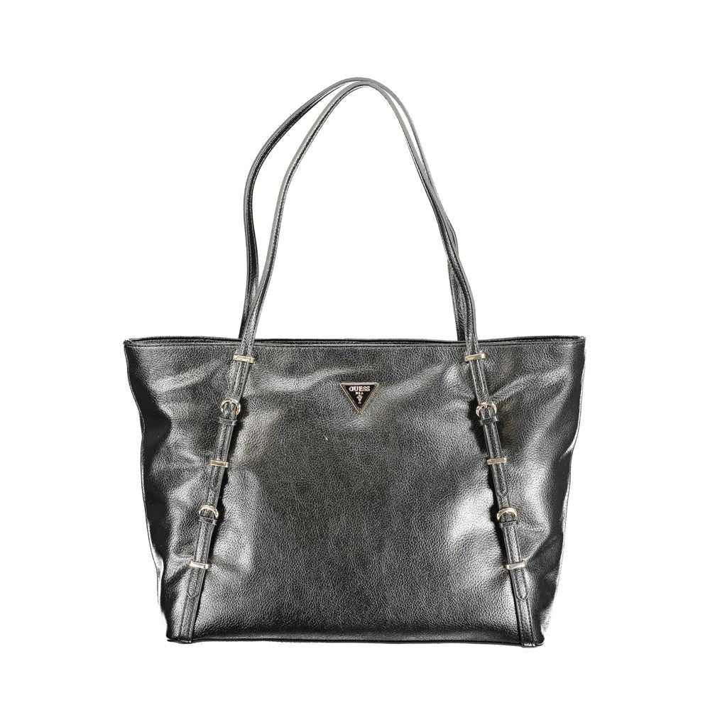 Guess Jeans Levia Black Polyethylene Handbag