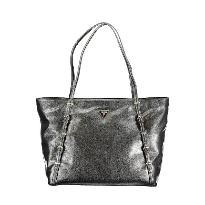 Guess Jeans Black Polyethylene Handbag - Levia Model
