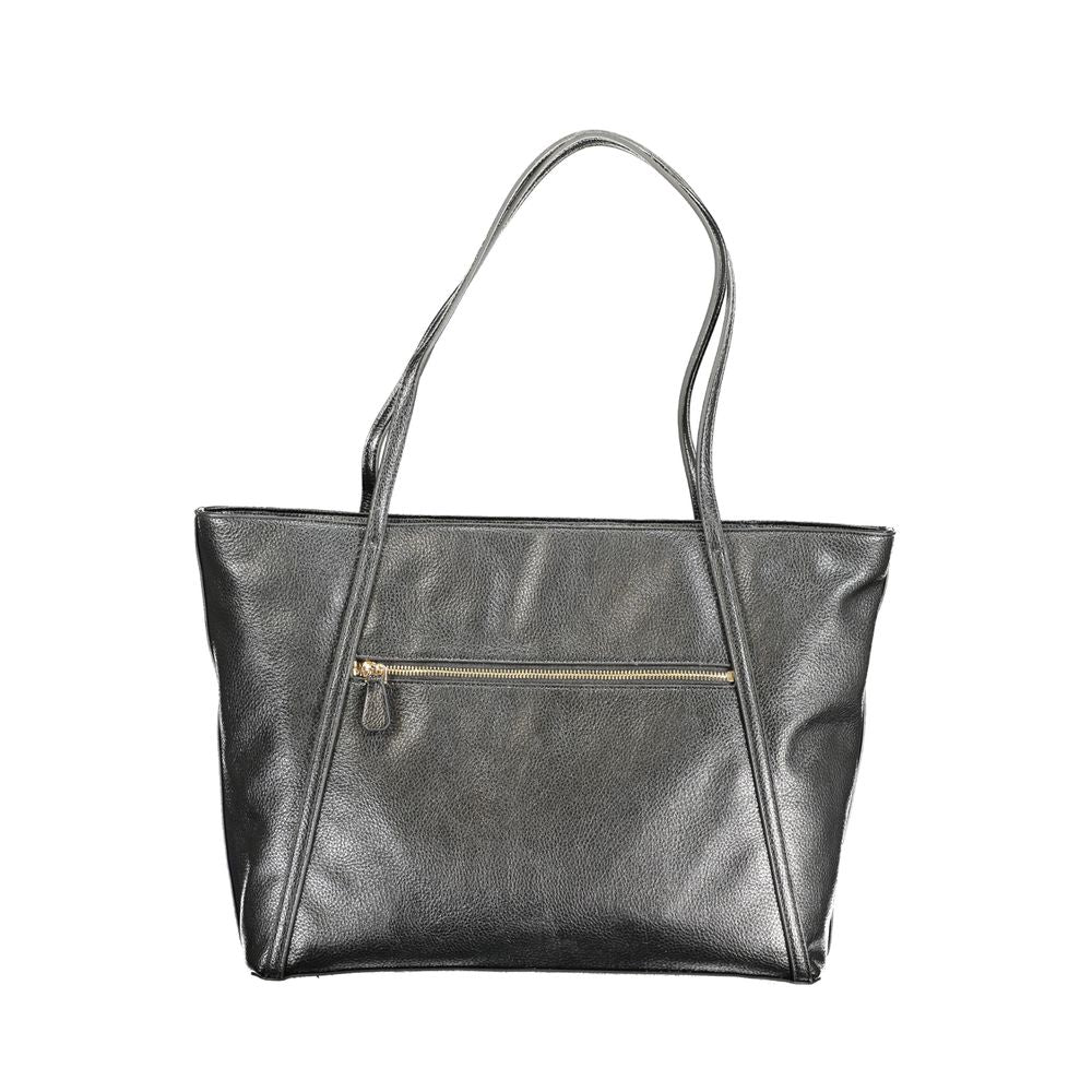 Guess Jeans Levia Black Polyethylene Handbag