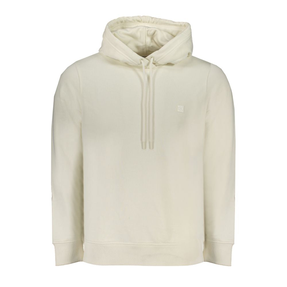 Pull en coton blanc Calvin Klein pour homme