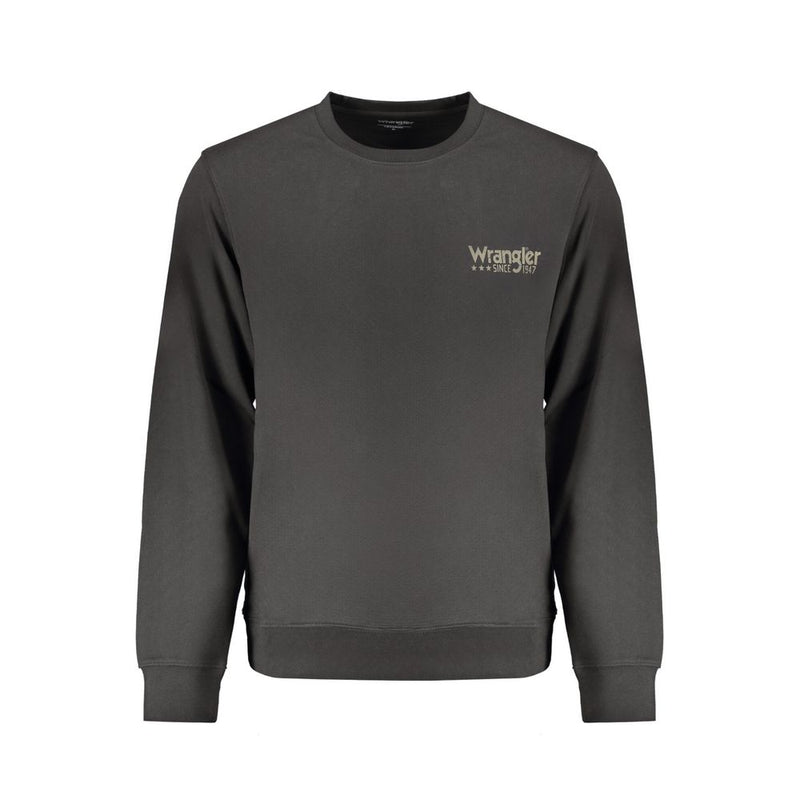 Wrangler zwarte katoenen herensweater