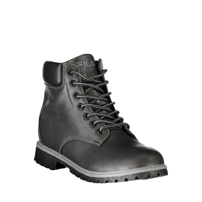 Fila zwarte polyester herenlaars
