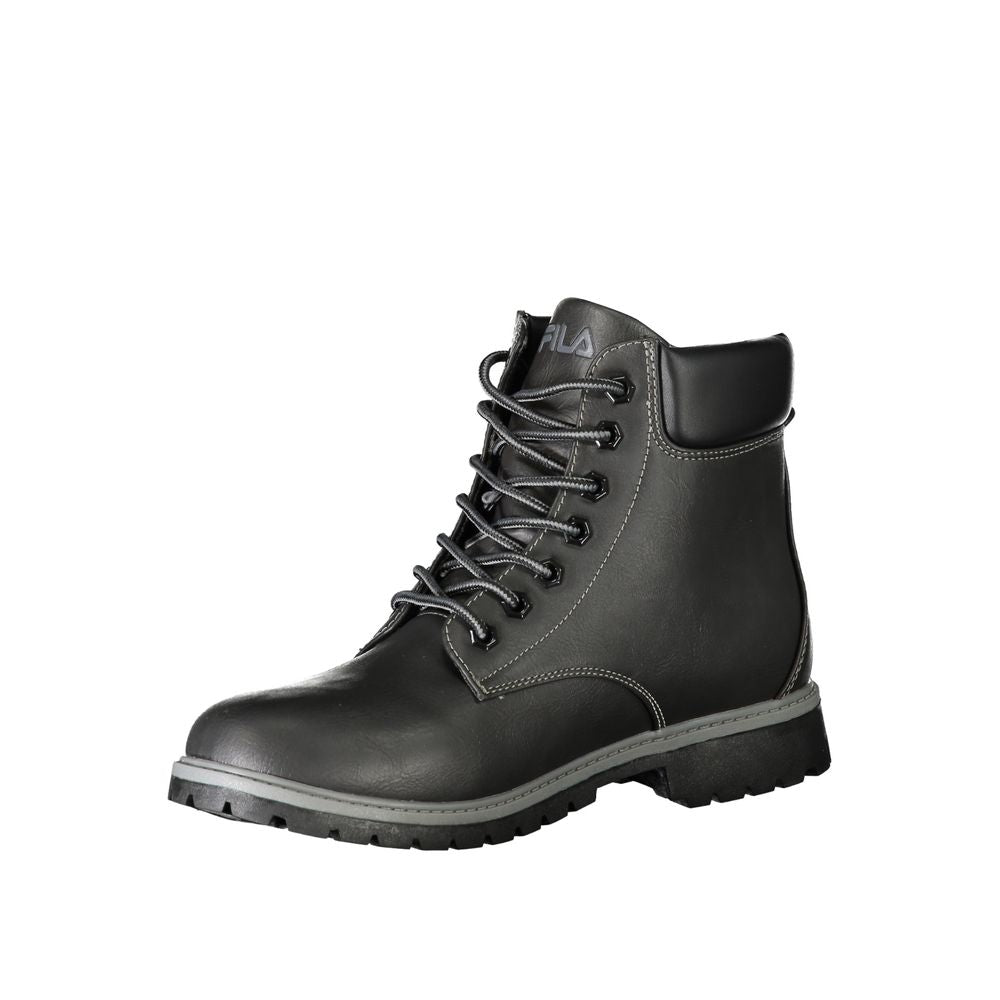 Fila zwarte polyester herenlaars