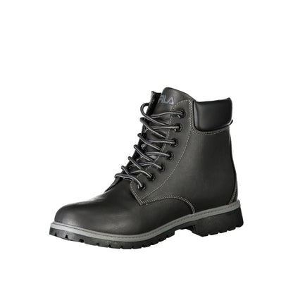 Fila zwarte polyester herenlaars