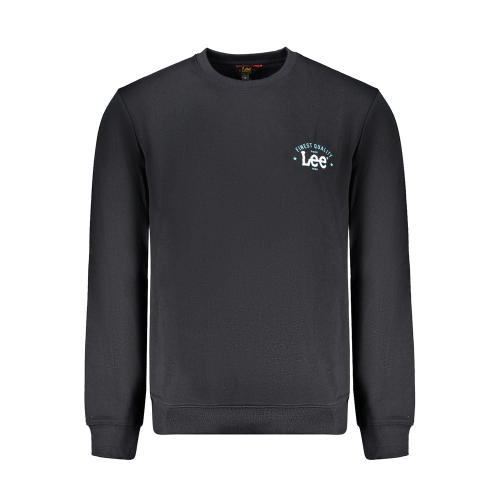 Pull en coton noir Lee pour homme