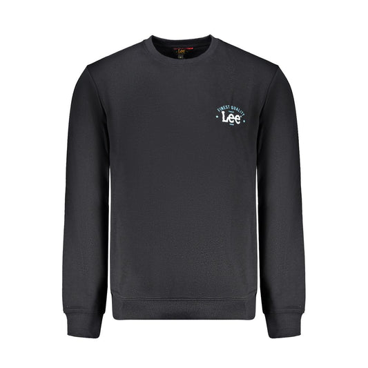 Pull en coton noir Lee pour homme